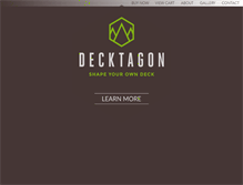 Tablet Screenshot of decktagon.com